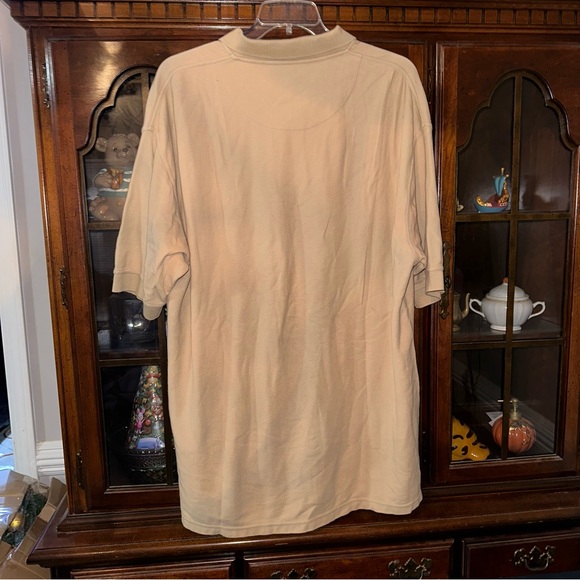 MENS IVEY CREW POLO SHIRT SIZE XXL YELLOW w LOGO L CHEST COMFORT GOLF CASUAL - Picture 4 of 5